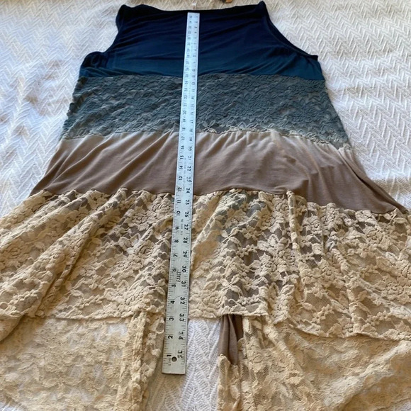 Elegant Ombre Lace Duster, lagenlook, whimsy, fairycore, cottagecore - Picture 10 of 14